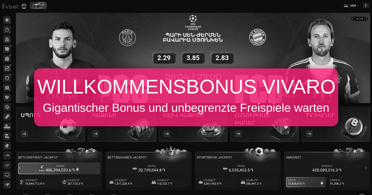 Vivaro Casino Deutschland - Beste Spielautomaten & schnelle Auszahlungen